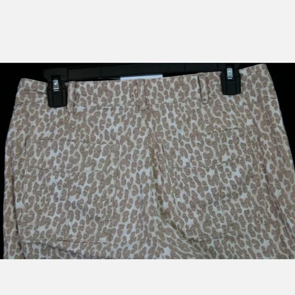 Anthropologie The Wanderer Cheetah Utility Pant WOMEN'S SIZE 27 TAN LEOPARD - Picture 6 of 9